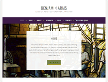Tablet Screenshot of benjaminarms.com